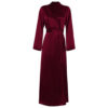 Silk Robe Longline Wine Silk Robe Longline Wine