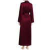Silk Robe Longline Wine Silk Robe Longline Wine