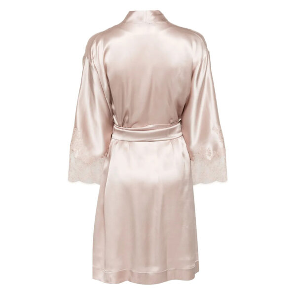 Silk Robe Nightgown Set Belted