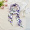 Silk Scarf Double Sided Rose Silk Scarf Double Sided Rose