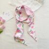 Silk Scarf Double Sided Rose Silk Scarf Double Sided Rose