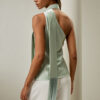 Silk Scarf Double Sided Sage