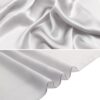 Silk Scarf Double Sided Silver