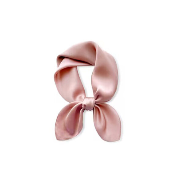 Silk Scarf Hand Rolled Blush