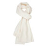Silk Scarf Hand Rolled Ivory Silk Scarf Hand Rolled Ivory