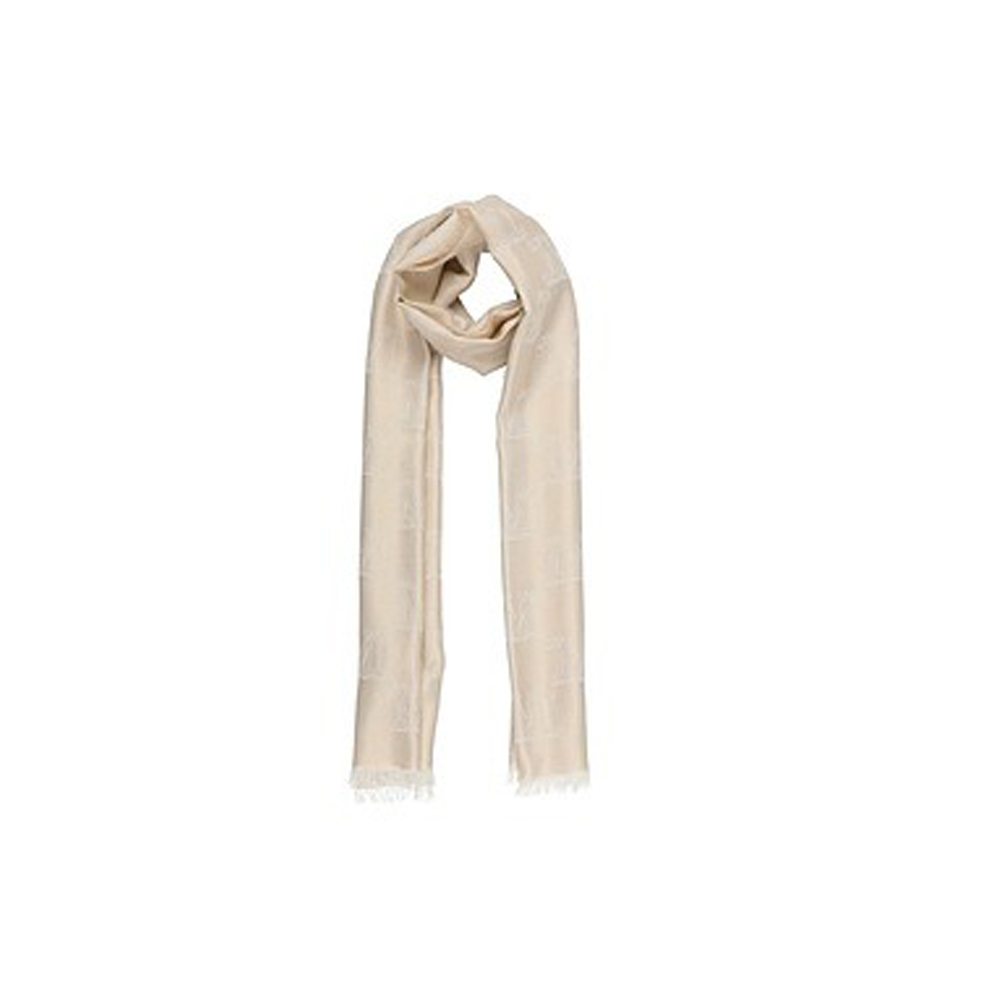 Silk Scarf Oblong Ivory