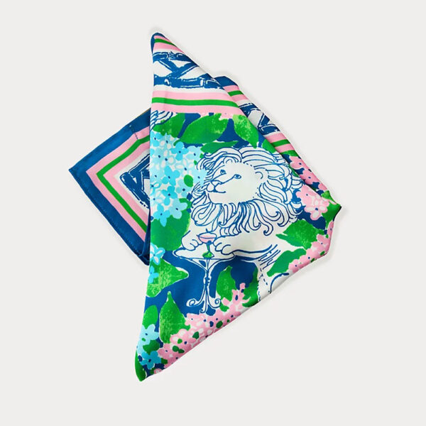 Silk Scarf Square Floral Silk Scarf Square Floral