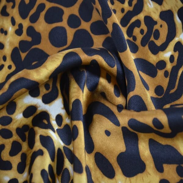 Silk Scarf Square Leopard