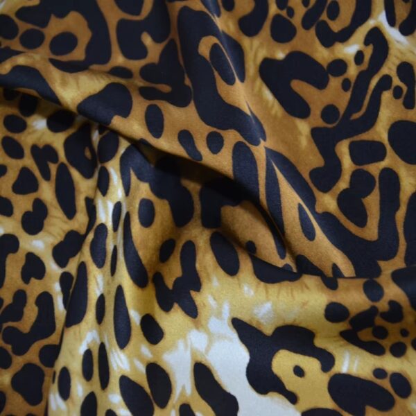 Silk Scarf Square Leopard