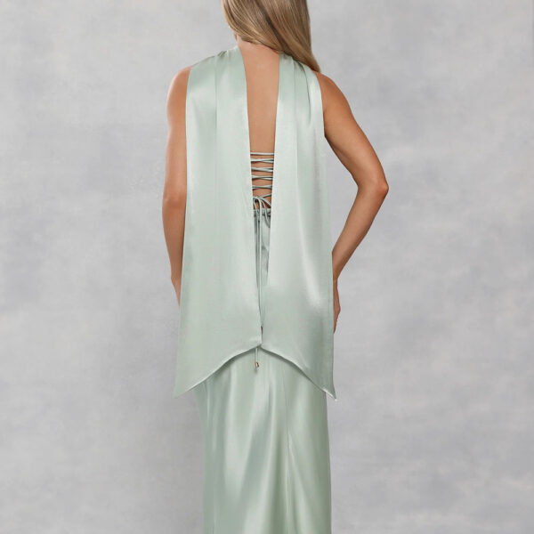 Silk Scarf Twilly Sage Silk Scarf Twilly Sage