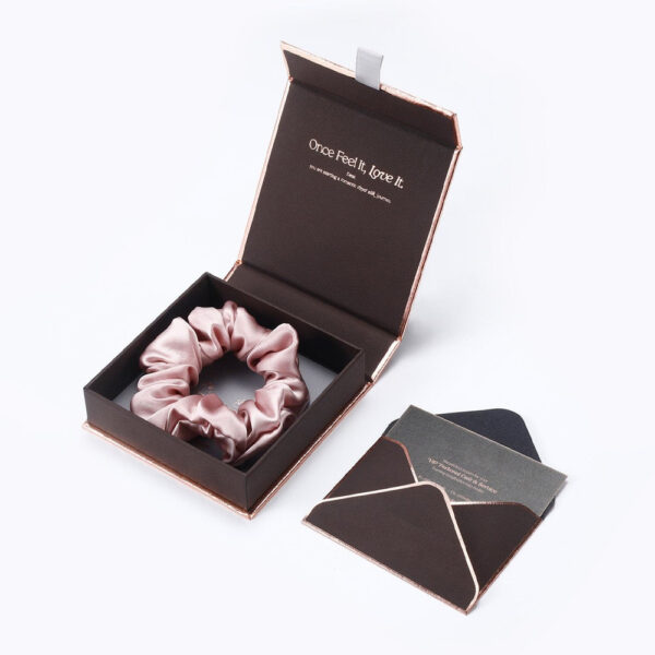Seidenhaargummi Geschenkbox Rose Seidenhaargummi Geschenkbox Rose