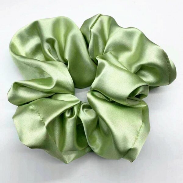 Silk Scrunchie Oversized Sage