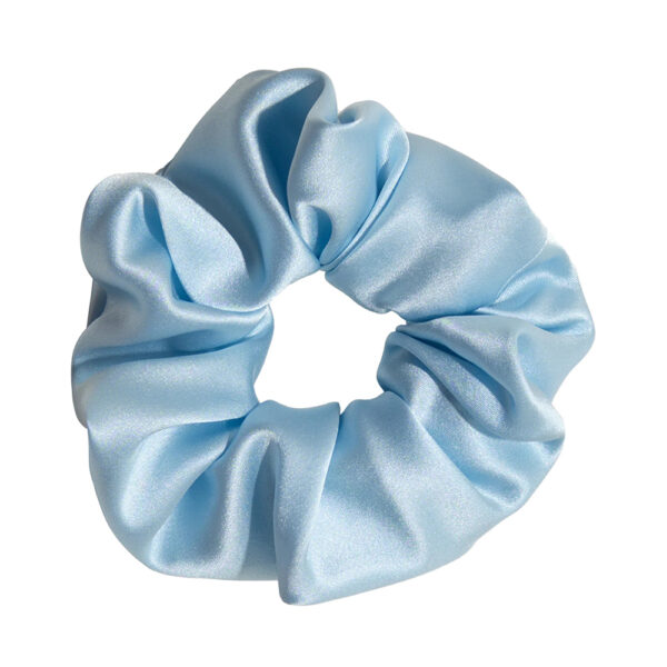 Silk Scrunchie Oversized Sky BlueSilk Scrunchie Oversized Sky Blue