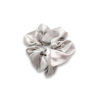 Silk Scrunchie Seamless Silver