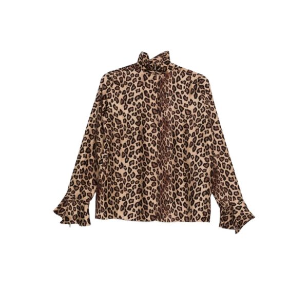 Silk Shirt Classic Fit Leopard
