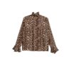 Silk Shirt Classic Fit Leopard Silk Shirt Classic Fit Leopard