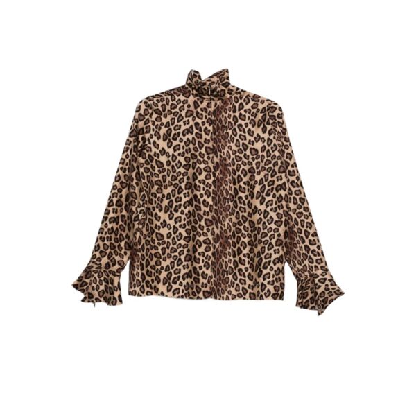 Silk Shirt Classic Fit Leopard Silk Shirt Classic Fit Leopard