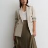 Falda de seda Bias Cut Sage Falda de seda Bias Cut Sage