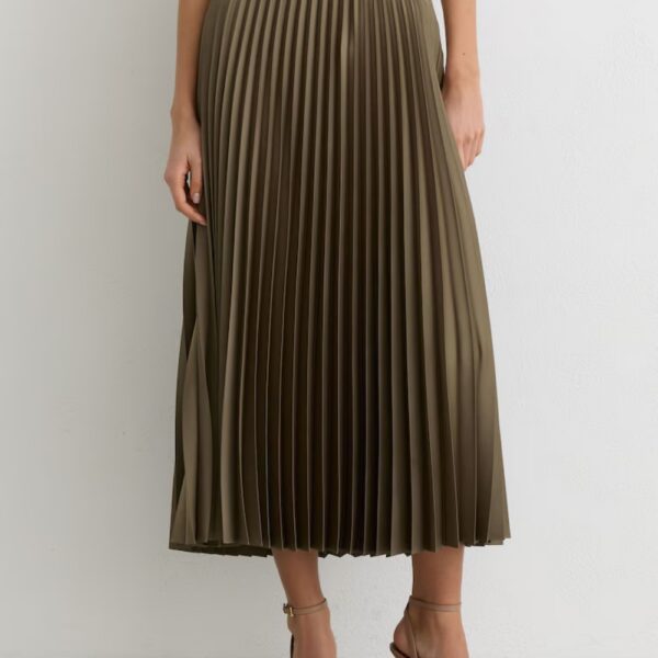 Falda de seda Bias Cut Sage Falda de seda Bias Cut Sage