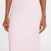 Silk Skirt High Waist Blush Silk Skirt High Waist Blush