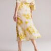 Falda de seda Maxi Floral Falda de seda Maxi Floral