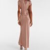 Falda de seda Midi Blush Falda de seda Midi Blush