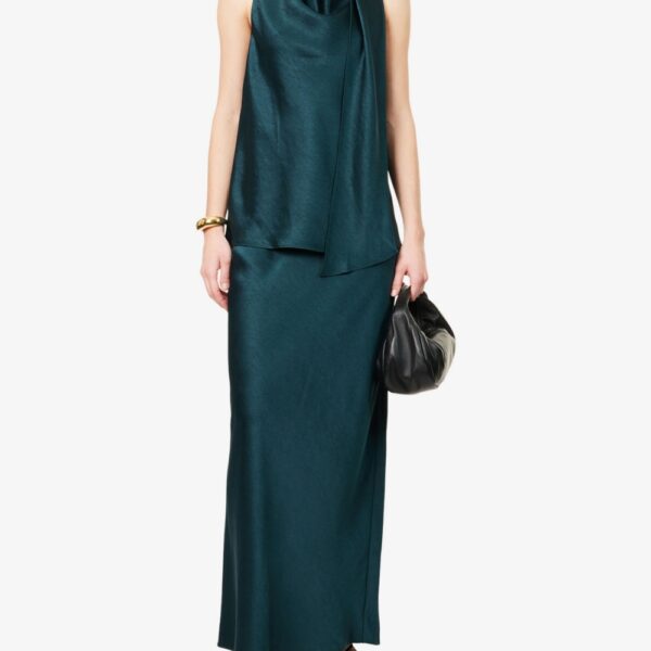 Gonna di seta Midi Emerald