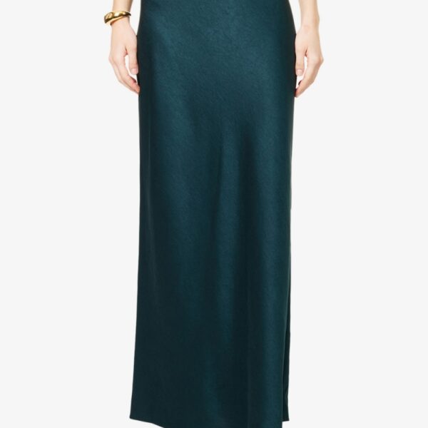 Gonna di seta Midi Emerald