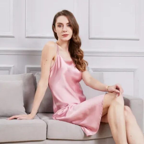 Falda de seda Slip Rose Falda de seda Slip Rose
