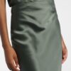 Falda de seda Slip Sage Falda de seda Slip Sage