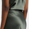 Falda de seda Slip Sage Falda de seda Slip Sage