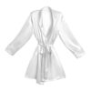 Seidenschlafshirt Button Down Perle