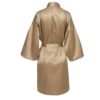 Camicia da notte in seta Midi Coffee