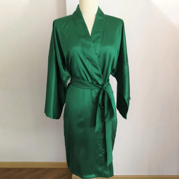Silk Sleepshirt Long Sleeve Emerald