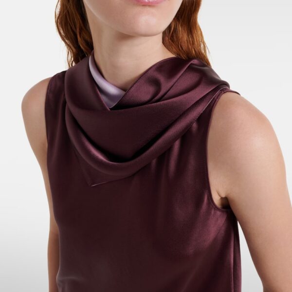 Silk T-Shirt Relaxed Fit Wine