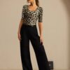 Silk T-Shirt Sandwashed Leopard