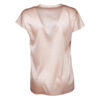 Silk Tee Cap Sleeve Rose