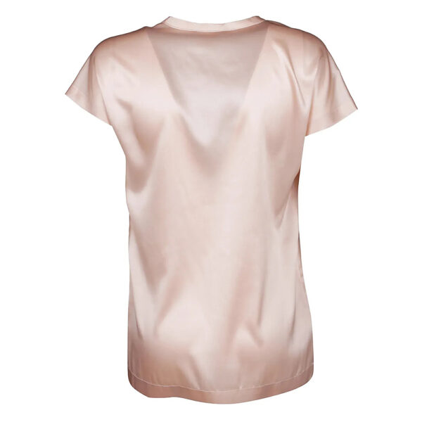Seiden-Tee Kappenärmel Rose Seiden-Tee Kappenärmel Rose