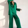 Silk Thermal Set Lightweight Emerald