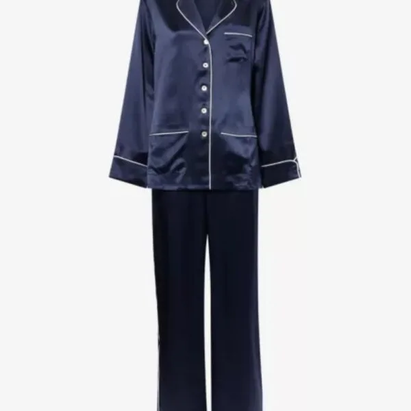 Silk Thermal Set Long Sleeve Navy Silk Thermal Set Long Sleeve Navy