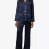 Silk Thermal Set Long Sleeve Navy Silk Thermal Set Long Sleeve Navy